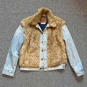 Levi’s Faux Fur Denim Jacket